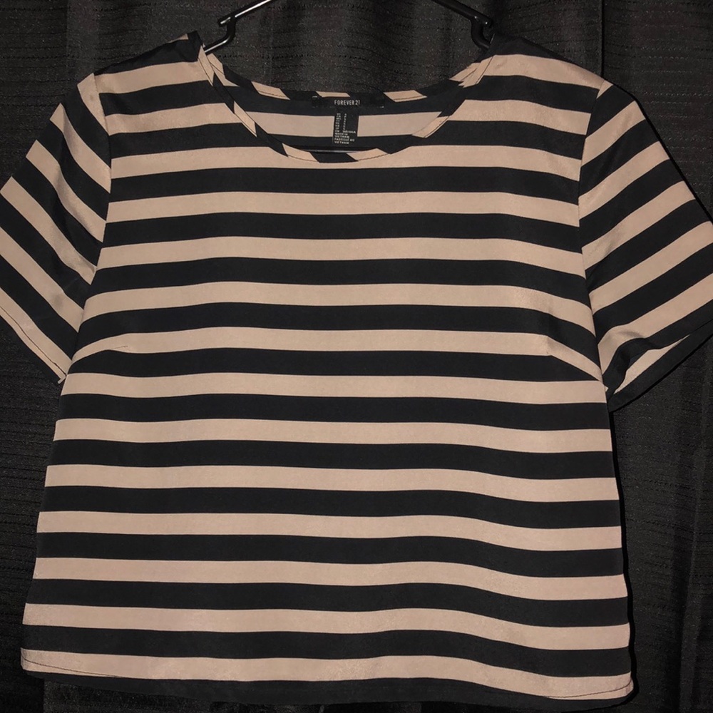 Striped Crop Top